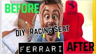 How to Build  DIY Sim Racing  seat games FERRARI part  1