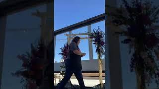 Timelapse of Wedding Flower Arch Installation | In Bloom Flowers | Local DFW Florist