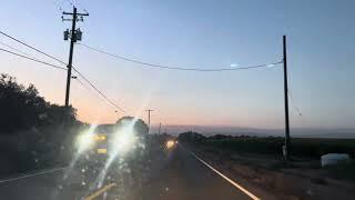 Sunset Mob thru Toppenish WA - July 22, 2024