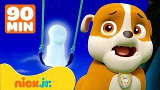 Paw Patrol | ¡Rubble se topa con un espeluznante fantasma en Halloween! | 90 minutos | Nick Jr.