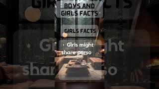 Facts About Girls & Boys | Interesting Facts @HQ-factastic #shorts #girlsfact #boysfact