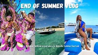 VLOG! ANTIGUA CARNIVAL EXPERIENCE + ANGUILLA SUMMER FESTIVAL | Chev B Vlogs