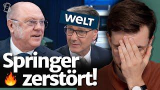 Sozial-Lobbyist entlarvt Springer-Fake! | Ulrich Schneider bei WELT TV (Reaction)