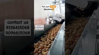 Pani puri Fryer Machine  P And P Food Machines #shorts #short