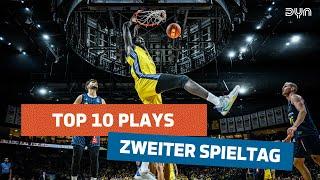 Die Top 10 Plays der easyCredit BBL - 2. Spieltag - Highlights bei @dynbasketball  