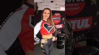 Motul Girl Gives Sound Advice!   #shorts