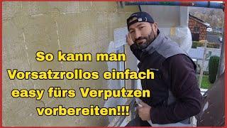 Putzträger für Vorsatzrollo, einfacher geht's nicht :) Allrounder Achi