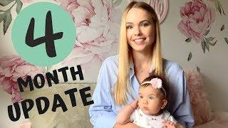 4 MONTH OLD BABY UPDATE & DEVELOPMENT | KARYNA CAST