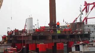 Padma bridge construction work from Munshigonj side