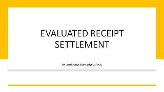 Automate MIRO via Evaluated Receipt Settlement in S4HANA - AC SAP Consulting