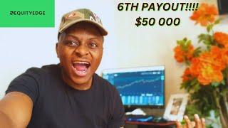 First Payout $50 000 Equity Edge Live Funded Trader ( Live Trading $600+ MADE MUST WATCH!)