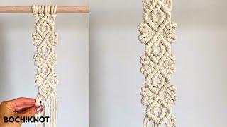 Stunning Macrame Knot Pattern Tutorial (Diamond LACE Design)