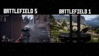 Сравнение графики battlefield 5 и battlefield 1 graphics comparison