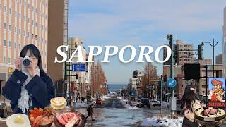 [Sapporo EP. 1] 나혼자 4박 5일 삿포로 여행 ️️ 크리스마스 마켓| 티비타워 | 맛도리 징기스칸 | 눈 쌓인 오타루 | 오이스터바