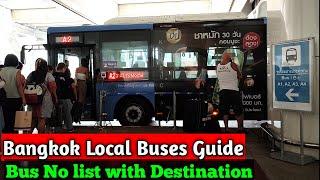 Which bus goes where in Bangkok city | Bangkok city  bus guide 2022