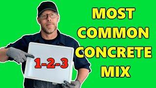 Basic Concrete Mix Ratio