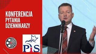 [PiS]: Pytania dziennikarzy [azyl, powódź, Ziobro, Romanowski]