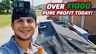 My Small Junk Removal Business Made HUGE Profits Today! - Buying A Dump Trailer Changed My Life!