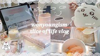 *PRODUCTIVE* wonyoungism vlog self care, japanese snack haul, mini room makeover, whats in my bag