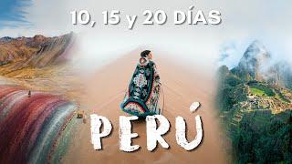 La MEJOR RUTA de 15 días por Perú  Viajar a Perú por Libre