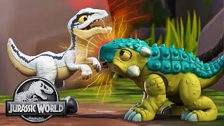 A Hatchlings Adventure | Jurassic World | Kids Action Show | Dinosaur Cartoons