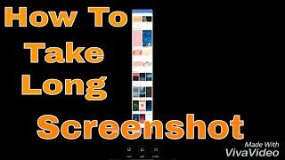 How to take scroll or long screenshot on Xiaomi devices miui