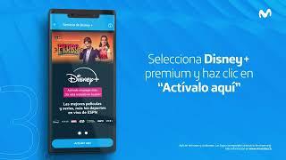 Activa Disney+ Premium incluido en tu plan desde la App Mi Movistar