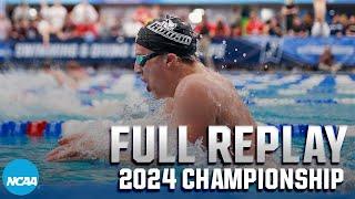 2024 NCAA DIII swimming and diving championship: Day one full replay