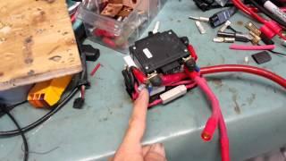 32kw crazy Electric Bike, circuit breaker install