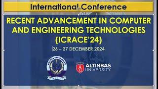 ICRACE'24 | Bahria University | BUIC | BUKC | BULC | ALTINBAS UNIVERSITY,ISTANBUL 26-12-24 | LIVE