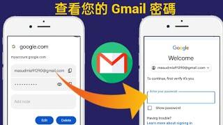 忘記密碼如何找回 (2024) | 查看您的 Gmail 密碼