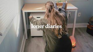 Spend a snowy day alone with me (redesigning my home office studio) | Introvert Diaries