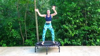 25 Minutes Part 2, Beginners Low Impact Plus Size Rebounding Workout, Mini Trampoline. Jan 23 118BPM