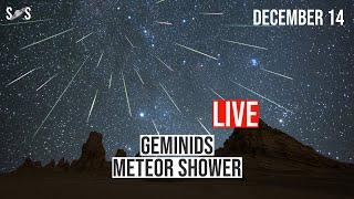 Live : Geminids Meteor Shower 2023  | December 14