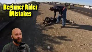 UNBELIEVABLE: Beginner Motorcycle Mistakes Caught on Camera