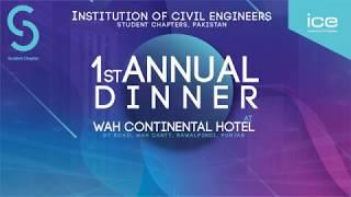 1st Annual Dinner of ICE Pakistan hosted by ICE Student Chapter UET Taxila