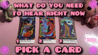 WHAT DO YOU NEED TO HEAR  PICK A CARD  #allsigns