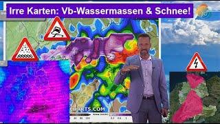 Wettersturz mit Herbst- & Wintereinbruch im Gebirge. Vb mit viel Regen? Vorhersage 07.-15.09.2024.