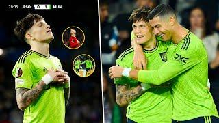 The day Garnacho celebrated like Ronaldo and they became friends