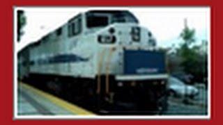 Trains For Children - Up Close View Of A Metrolink Locomotive Train