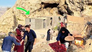 From the village to the cave:meeting with the Amir Khan family.The former place of the Daral family