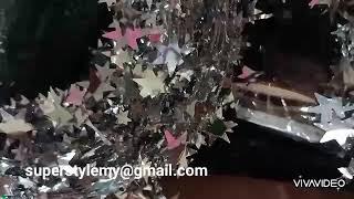 7.5M Christmas Tree Hanging Star Pine Tinsel Stars 200720