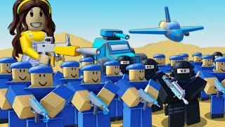 Building My OVERPOWERED ARMY in Roblox