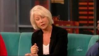 Helen Mirren on 'The View' (09/08/2011)