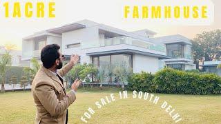 Unbelievable Deal! 1 Acre Farmhouse in South Delhi | Luxury 6BHK | 12,000 Sqft | For Sale #delhincr