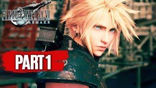 FINAL FANTASY 7 REMAKE All Cutscenes (PART 1) Game Movie 1080p 60FPS