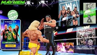 Greatest of All Time Story mode complete WWE MAYHEM