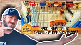 DIY French Cleat Clamp Rack | Welcome to A Closer Glimpse