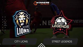 Winners Goal Pro Cup. City Lions - Street Legends 06.01.25. First Group Stage. Group А