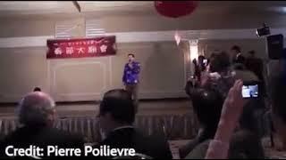 Conservative Leader Pierre Poilievre caught singing at Chinese New Year celebrations in Vancouver